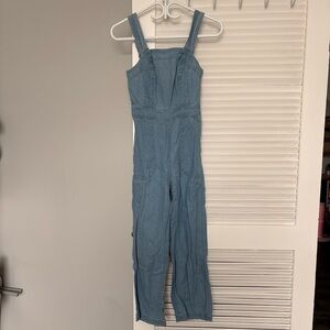 Light Wash Denim Jumpsuit